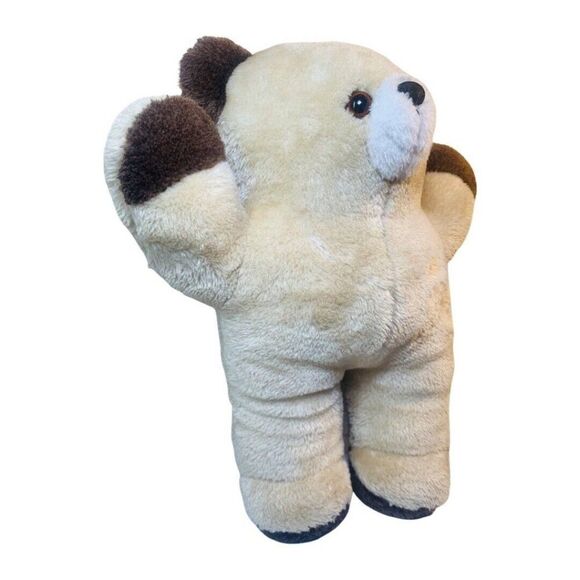 Vintage Muffin Enterprises Plush Chubby Standing Tan Unique Teddy Bear 16” - Picture 2 of 6